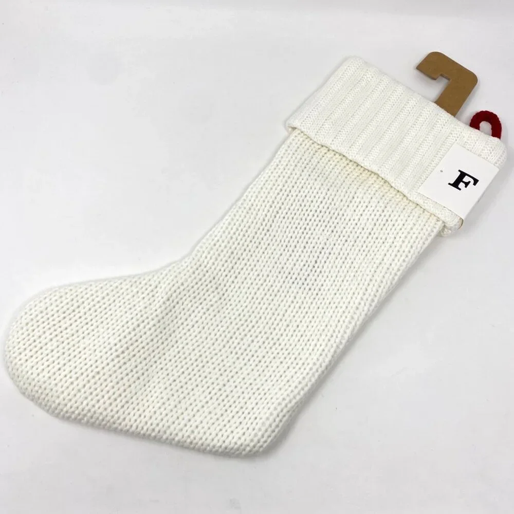 Target Wondershop Knit Monogram Christmas Stocking White Wondershop™: 20